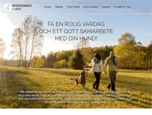 Tablet Screenshot of hundcoachivast.se